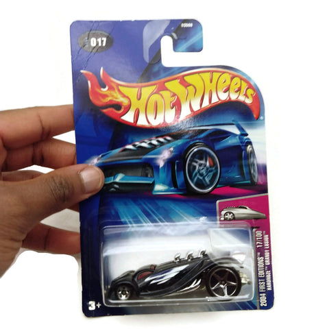 Hot Wheels 2004 First Editions, Harnoze Grandy Lusion #017 17/100, Black, NEW