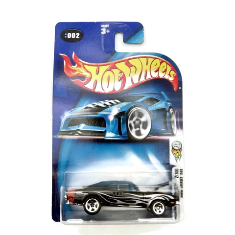 Hot Wheels 2004 First Editions, Dodge Charger 1969 #002 2/100, Black, NEW