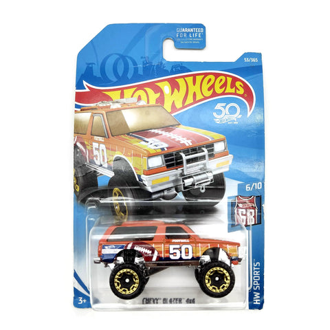 Hot Wheels HW Sports 6/10 Chevy Blazer 4x4 #50, Orange, NEW