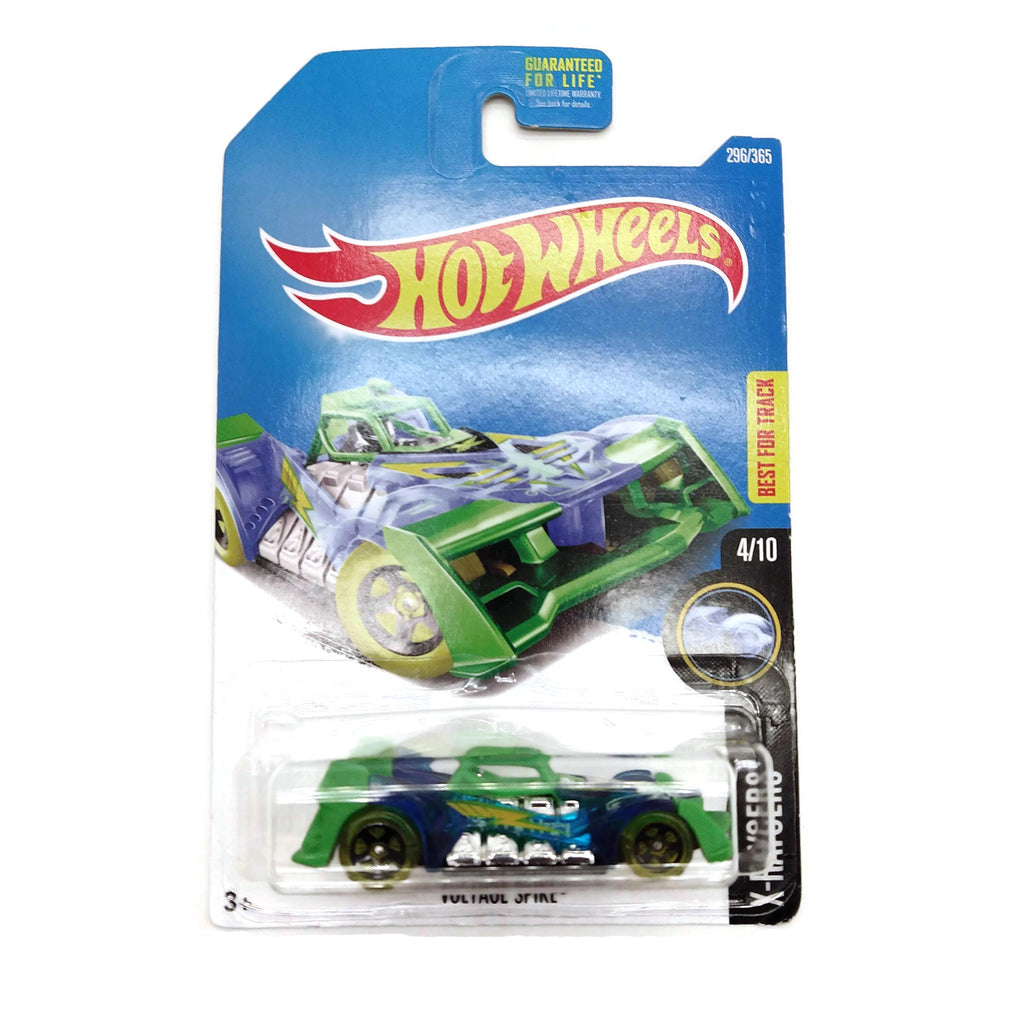 Hot Wheels X-Raycers, 4/10 Voltage Spike, Green, NEW