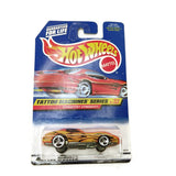 Hot Wheels Corvette Stingray Tatto Machines Series #4, Orange, NEW