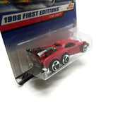 Hot Wheels 1998 First Editions Tom Jam #25 of 40 Cars, Red, NEW