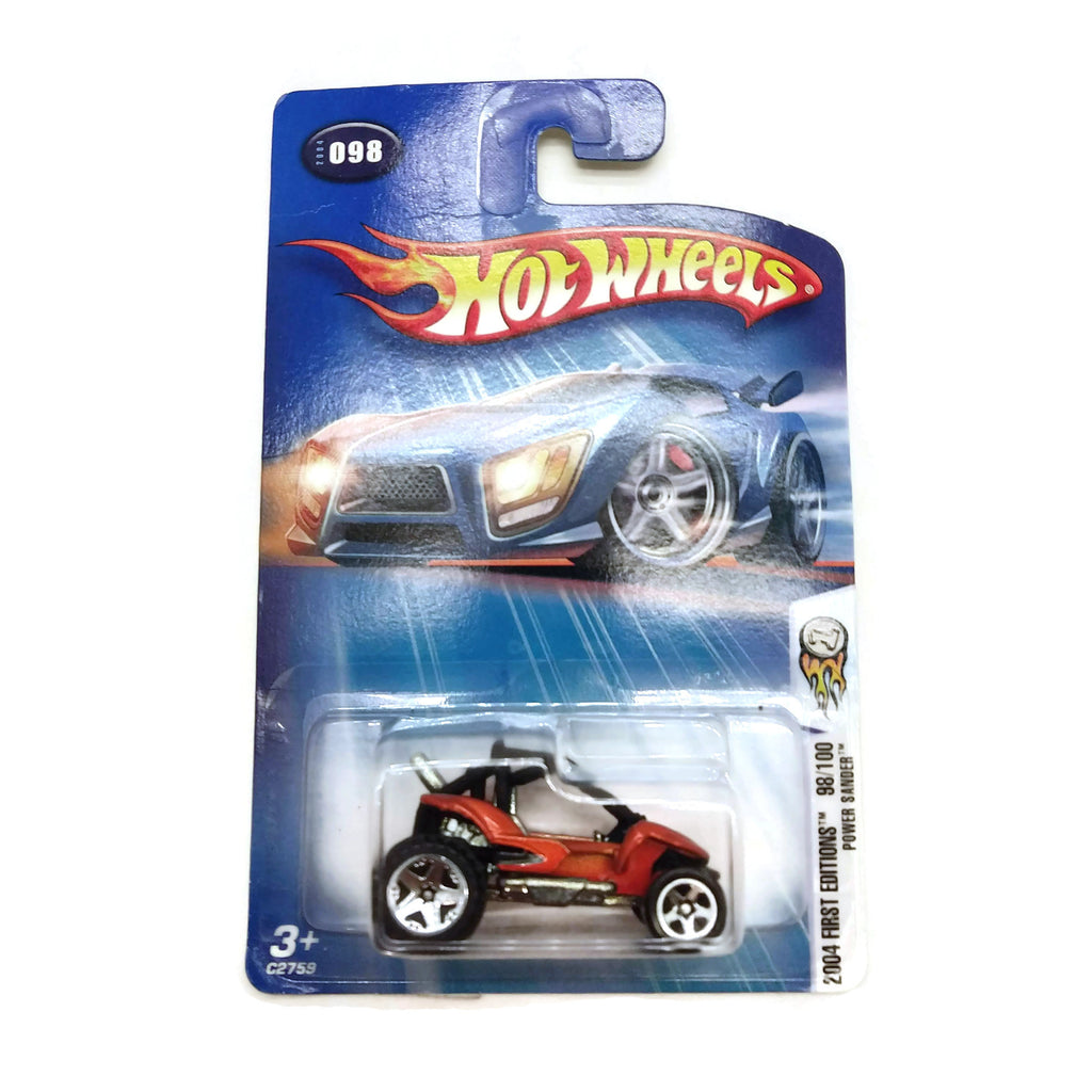 Hot Wheels 2004 First Editions 98/100 Power Sander #098, Red, NEW