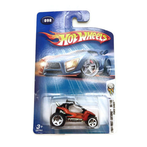 Hot Wheels 2004 First Editions 98/100 Power Sander #098, Red, NEW