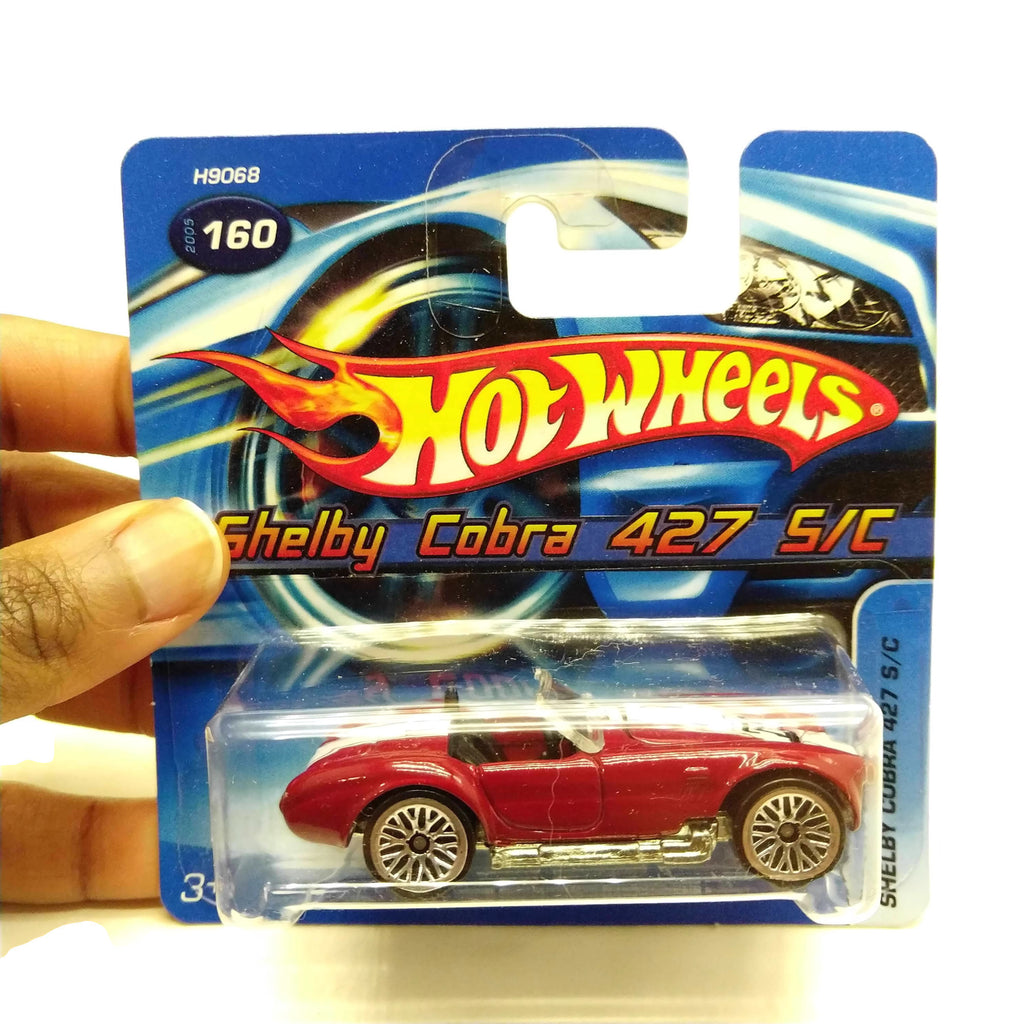 Hot Wheels Cars Shelby Cobra 427 S/C #160, Red, NEW