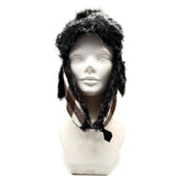 Bomber Trapper Aviator Hat Unisex with Earflaps Brown White