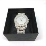 Unisex Silver Bracelet Jewelry Watch Wristwatch