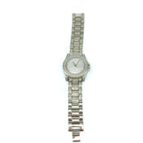 Unisex Silver Bracelet Jewelry Watch Wristwatch