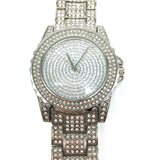 Unisex Silver Bracelet Jewelry Watch Wristwatch