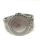 Unisex Silver Bracelet Jewelry Watch Wristwatch