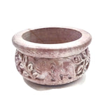 Soapstone Decorative Smudging Bowl Pot Incense Resin Burner Hand-Carved India