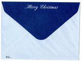 Merry Christmas Snowy Night Christmas Holiday Seasons Greeting Card