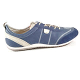 Geox Women's Sneakers D Vega 8 Walking Comfort Fashion Shoes Steel Blue Size 10