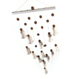 Handmade Ceramic Wind Chimes Wind Bells Garden Chime Hanging Bell Deco Vintage
