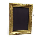 Vintage Antique Decorative Ornate Photo Picture Frame Goldtone 6.5x8.5 Home Déco