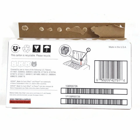 Genuine Xerox 108R00726 8560/8560MFP Black Solid Ink Sticks, Pack Of 3 NEW OPEN