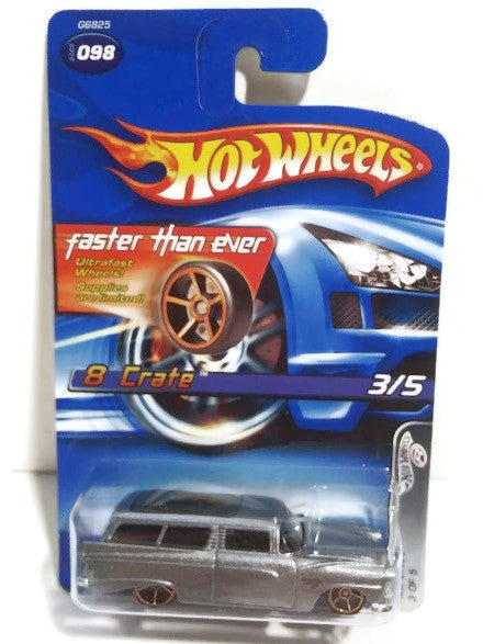 Hot wheels : 2006 First Edition : 8 Crate - Faster than ever  - 3 Of 5. Gray