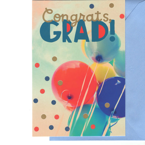 Graduation Greeting Card Balloons With Envelop
