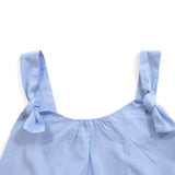 Baby Girl Summer Top Infant Girls Sleeveless Summer Dress Shirt Light Blue 4M