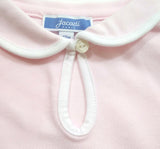 Jacadi Paris Baby Girl Toddler Polo Shirt Short Sleeve Top T-Shirt Pink 12M