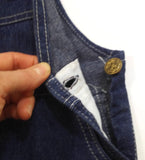 OshKosh B'gosh Toddler Unisex Girls/Boys Strap Overall Short Blue Jeans 12 Month