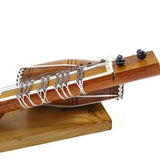 India Handicraft Miniature Musical Instrument Wooden Sitar&Dholak Drum Vintage