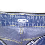 Old Navy Women's Jeans High Rise Wide Leg Ankle Length Cropped Blue Size 32