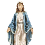 Virgin Mary Our Lady of Grace Blessed Mother Resin Stoneware Figurine Statue