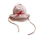 Jacadi Paris Floral Toddler Girl Summer Hat With Little Bow 12 Months