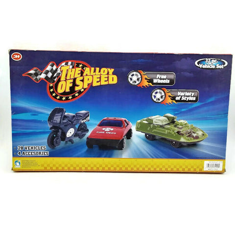 Vehicle set, The Alloy of Speed 32 pc. Variety of styles - NEW