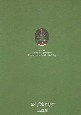 Christmas Greeting Card Season's Greeting Christmas Tree - NEW