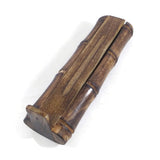 Handcrafted Bamboo Stick Incense Burner India Wooden Box W/Storage  9.5" Long