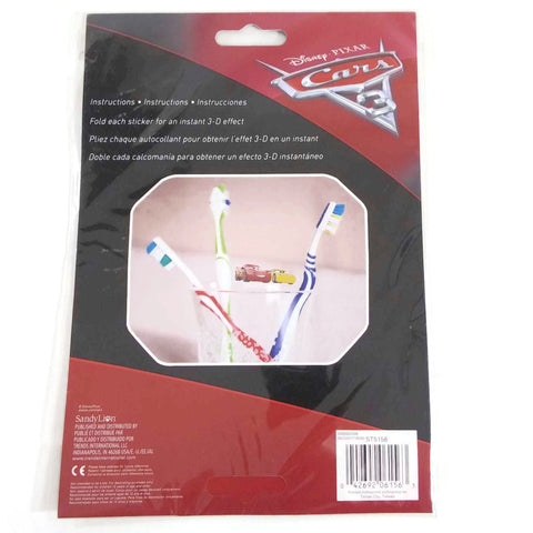 Disney Cars Pop Up Stickers 3D effect 2 Sheets Art and Crafts Kids Children Gift
