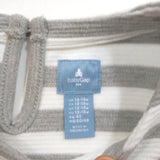 Baby Gap Sweater Dress Girl Gray/White Striped Drop Waist Long Sleeve Skirt 12M