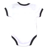 Baby Boy Bodysuit 3-6M One Piece Football Coach Short Sleeves Outfit Black/White