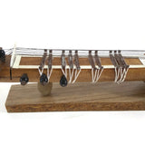 India Handicraft Eastern Miniature Musical Instrument Wooden Sitar 6.5" Vintage