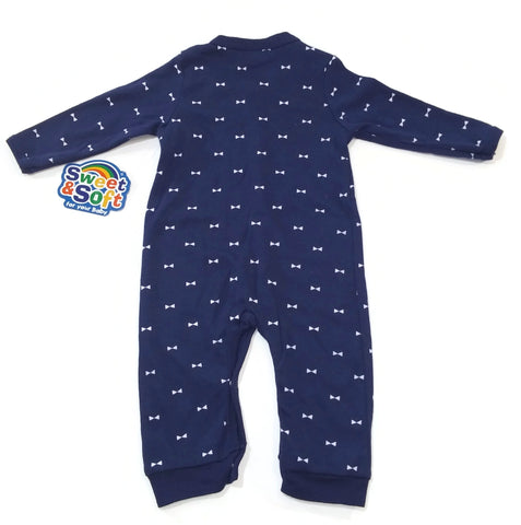 Baby Boy Sleepwear 3/6 Months One Piece Sweet & Soft Blue