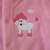 Baby Girl Sleepwear, 6/9 Months, One Piece, Sweet & Soft, Pink-   New