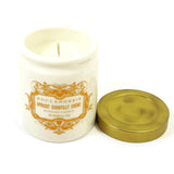 Apricot Chantilly Cream Scented Glass Jar Candle Boulangerie