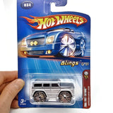 Hot Wheels 2005 First Editions, Mercedes-Benz G500, Blings 4/10 #034, Gray, NEW