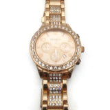 Unisex Watch Rose Gold Tone Wrist Band