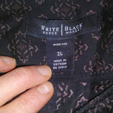 WHITE HOUSE BLACK MARKET Women's Pants Wide Leg Lightweight Purple/Pink