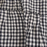 Old Navy Women's Maxi Dresses Long Plaid Black/White Sleeveless Tiered Dress 2XP