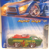 Hot wheels : 2006 First Edition : Asphalt Jungle - 4 Of 5. Green