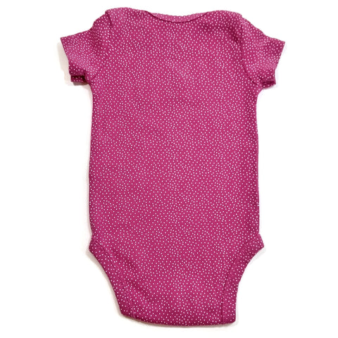 Carter's Baby Girls Unicorn 3 Months OutFit Bodysuit Short One Piece Pink