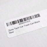 Zone Tech Car Trash Can Black – NEW