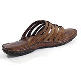 Women's Comfort Handmade Born Leather Sandals Thong Flip Flop Vintage Brown