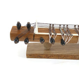 India Handicraft Eastern Miniature Musical Instrument Wooden Sitar 6.5" Vintage