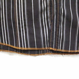 Men's EXPRESS Striped Casual Long Sleeve Dress Shirt Gray/Purple