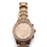 Unisex Watch Rose Gold Tone Wrist Band
